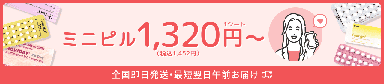 ミニピル 1,320円〜/1シート