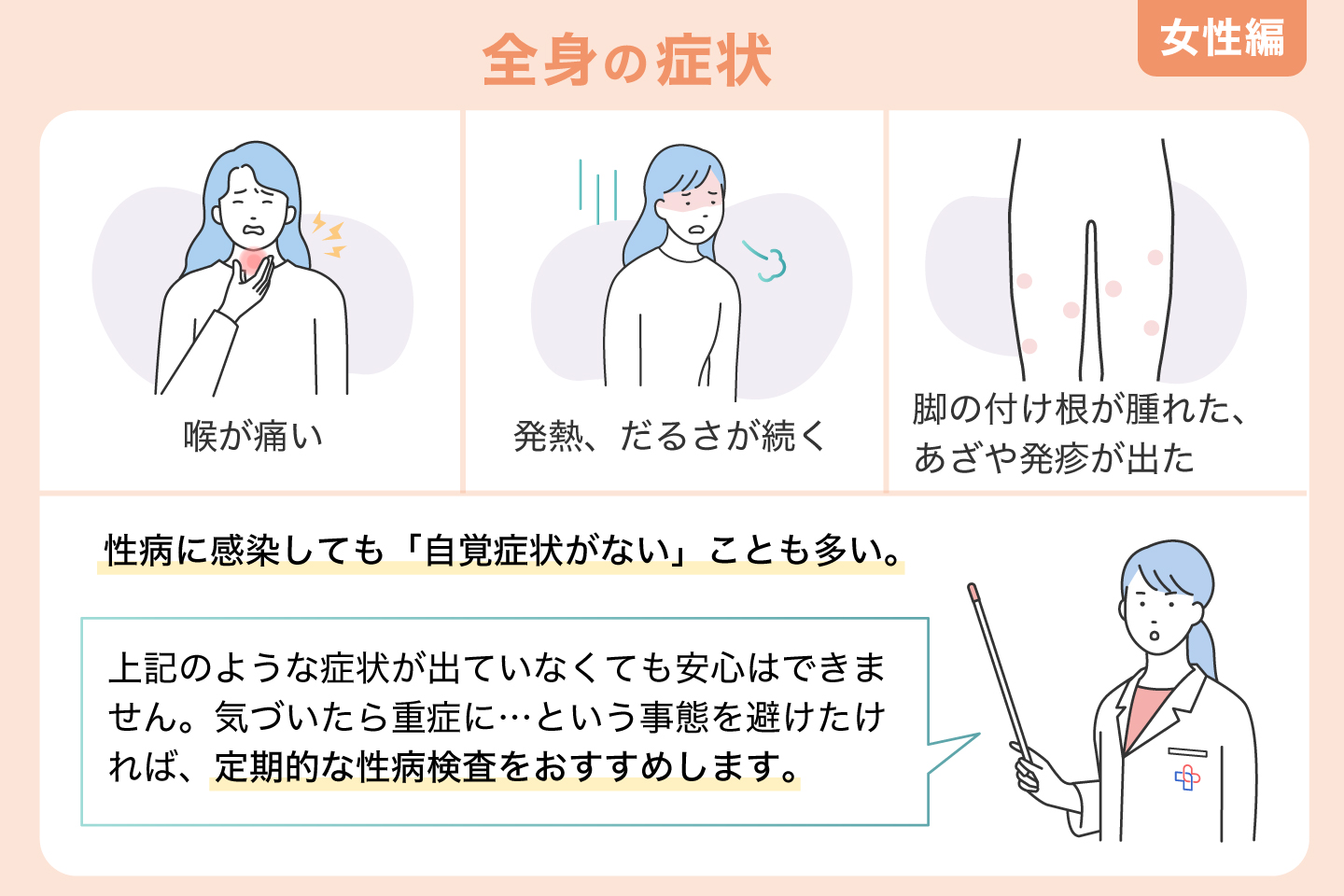 全身の症状